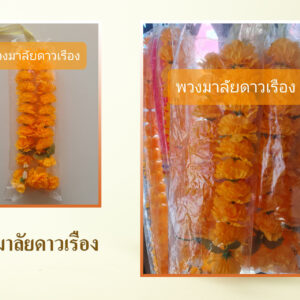พวงมาลัยดาวเรือง พวงมาลัยดาวเรืองไหว้ศาล