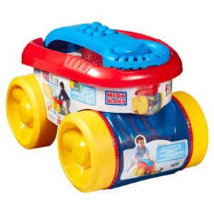 ของเล่นเด็ก รถลากจูงสำหรับเก็บตัวต่อ Block Scooping Wagon